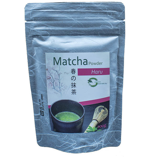 Matcha Haru được sản xuất từ lá đầu tiên (ngọn) của búp trà. đạt chất lượng hảo hạng nhất